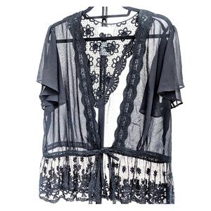 To Quiche Their Own Cardigan in Noir